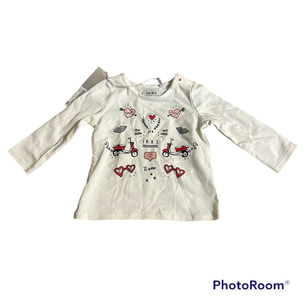 NWT IKKS Baby Amore Tee Shirt